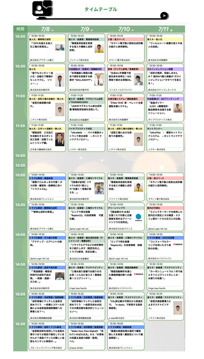 タイムテーブル