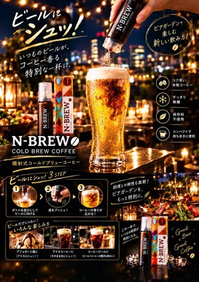 N-BREW噴射式コーヒーのアレンジは無限大