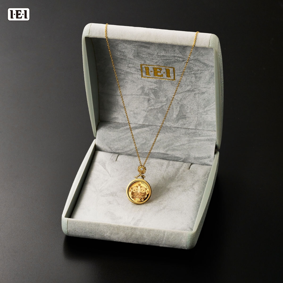 双子パンダコインペンダントケース