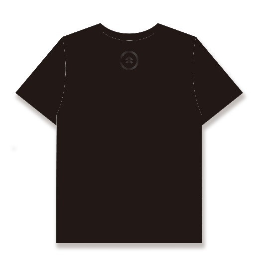 Ghost of Tsushima ロゴ&家紋Tシャツ (GHOSTデザイン)ブラック裏