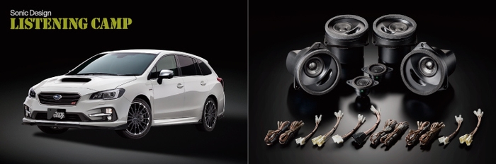 左:スバル レヴォーグ STI Sport/右:SonicPLUS SUBARU SFR-S01M