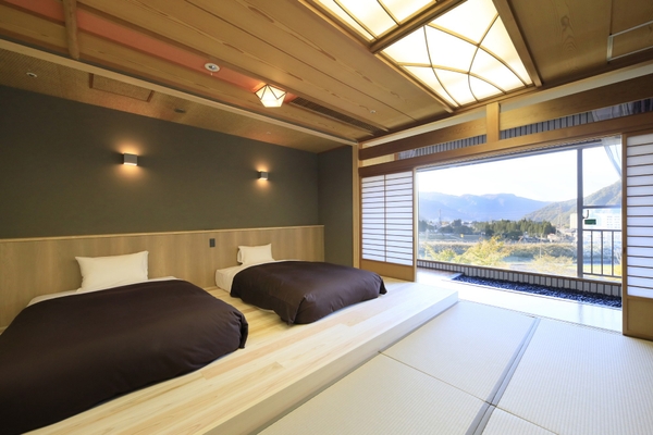 ＜客室＞ 越後の雄大な自然を心ゆくまでご堪能いただける全7タイプのお部屋。