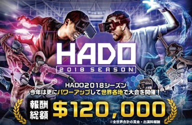 AR技術を使ったスポーツ「HADO」の2018シーズンが開幕　 報酬総額120,000米ドル！日本含む世界8ヶ国で開催予定