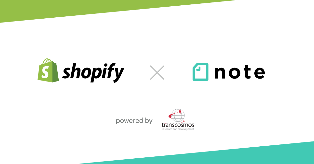 note for shoppingにShopifyが参画。ハンドメイド作家やショップオーナーの活動を応援するECプラットフォームのパートナーが14サービスに拡大！