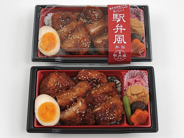  駅弁風　味噌ヒレかつ弁当　画像