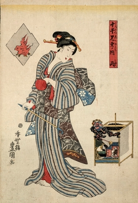 Photo.09 十干兄弟ノ内 丙 三代歌川豊国 弘化(1844~1848)頃 個人蔵