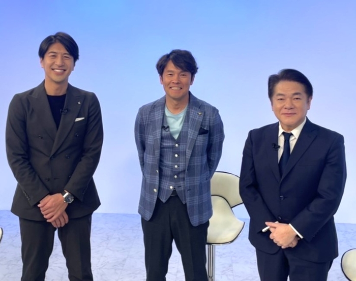 (左から)田中大貴アナ、福田正博氏、小幡敏之氏