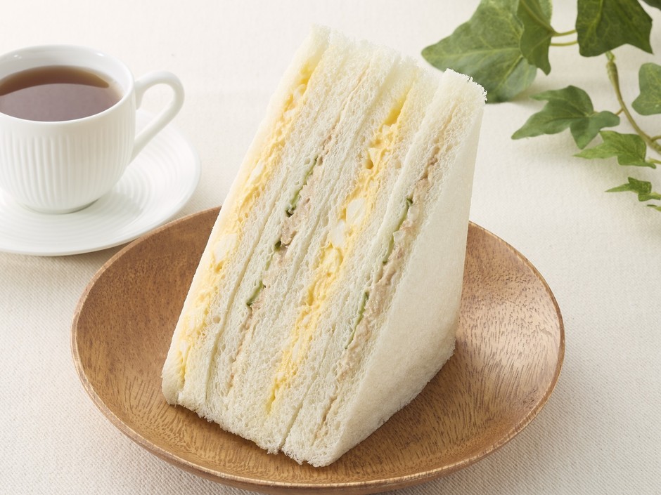 ツナたまごサンド　増量　イメージ画像