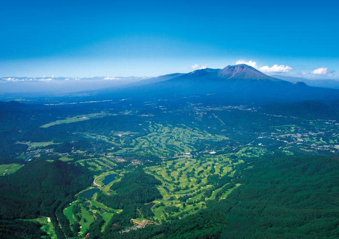 軽井沢72ゴルフ　空撮写真