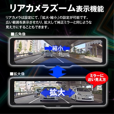 リアカメラズーム機能