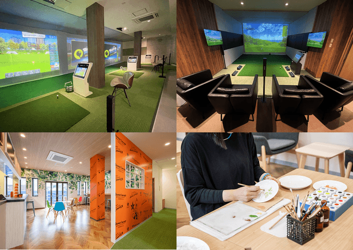 名古屋市のゴルフスタジオ等を有する複合施設「亀島SCREEN GOLF」