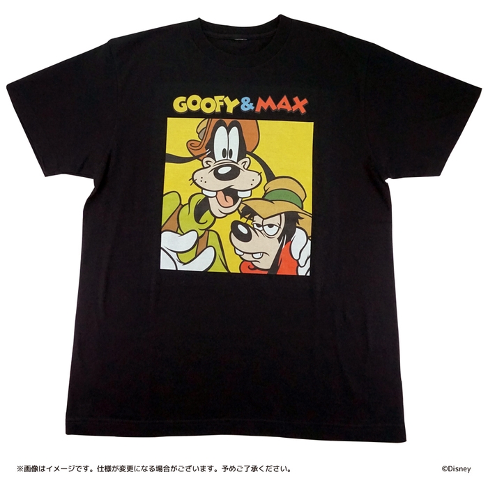 Tシャツ グーフィー&マックス ブラック