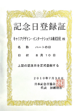 日本記念日協会認定