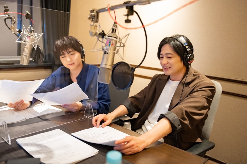 下野さん、梶さんメイキング1