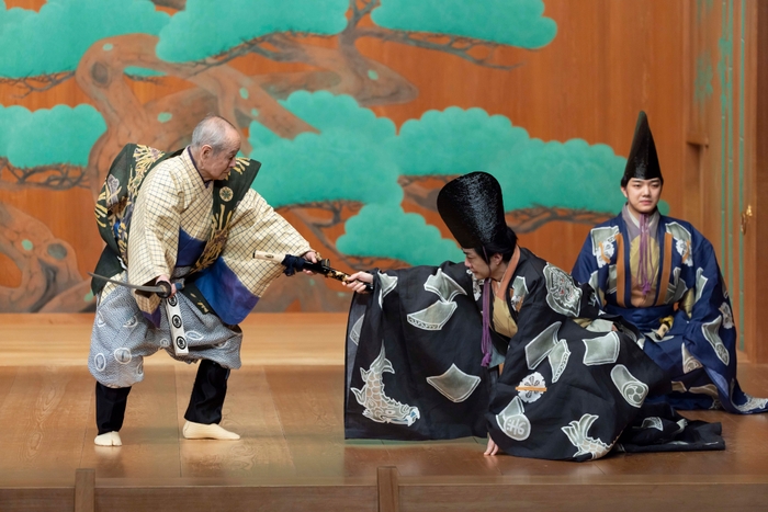 狂言「二人大名」(和泉流) 撮影・政川慎治