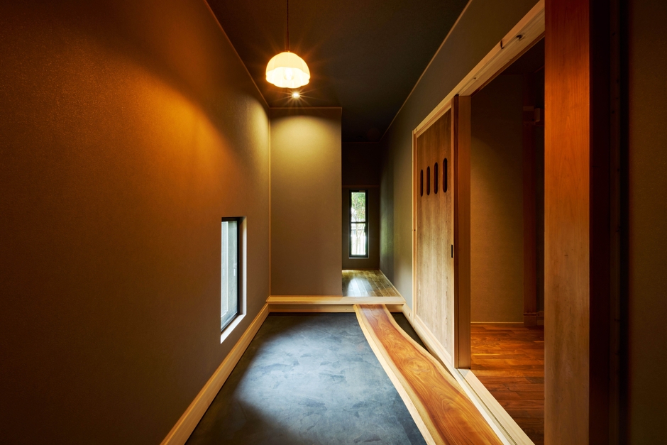 和の趣を迎える玄関