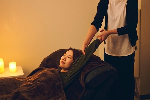 深呼吸ストレッチで安眠促進