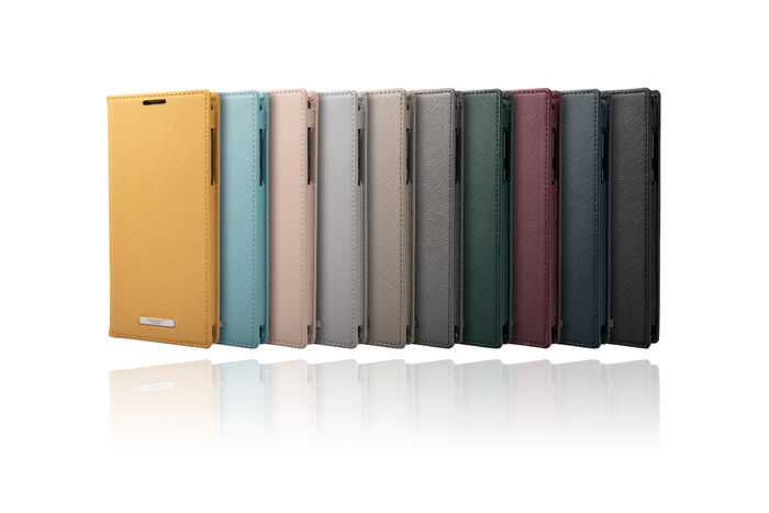 GRAMAS COLORS “EURO Passione” PU Leather Book Case for AQUOS R5G 全10色