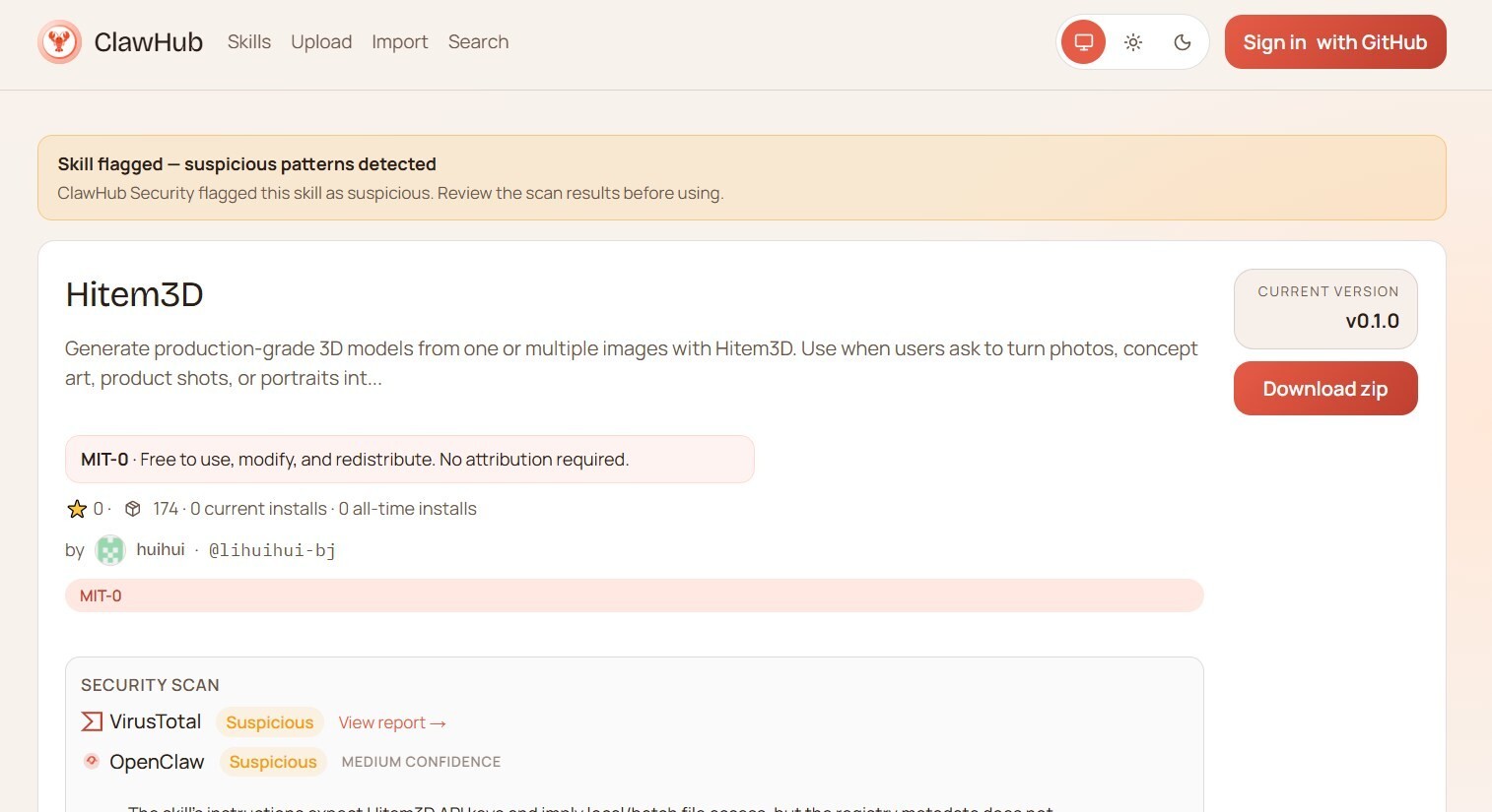 Math Magic、画像1枚から3D化するAI「Hitem3D」を公開　OpenClawのスキルに対応、“呼び出せるAI”として実装　API連携で自動ワークフロー化、GLB・OBJなど多形式出力に対応