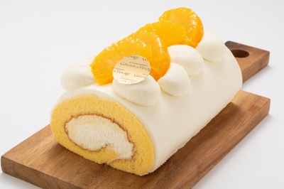 <ガトー・ド・ボワイヤージュ>湘南ゴールドとオレンジのロールケーキ