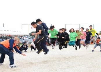 菰田地区住民運動会に学生が参加　地域の方と触れ合い、運動会を盛り上げる