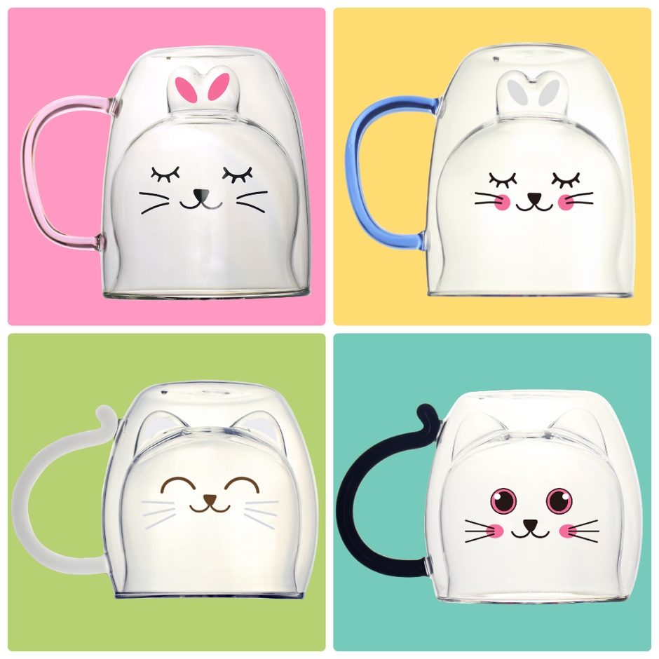 ねこマグ・うさぎマグ