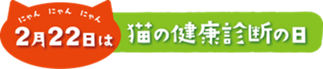 2月22日は猫の健康診断の日