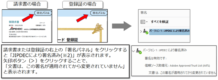 eシール請求書の例2