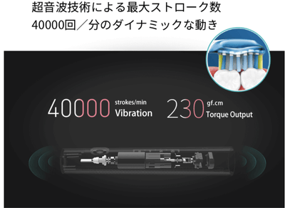 歯ブラシ最大回転数