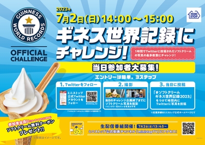 ギネス世界記録™挑戦販促ポスター(画像はイメージです。)