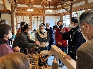 「宮大工の學校」作業の様子(3)