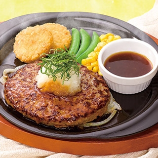 ビーフ100%超あらびきハンバーグ大葉おろしの和風醤油ソース