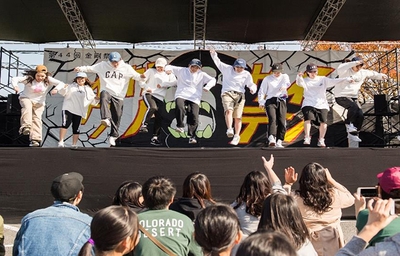 2018年金剛祭:メインステージでダンスを披露するダンス部