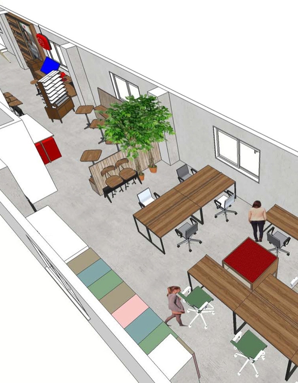 イメージ図：交流エリア