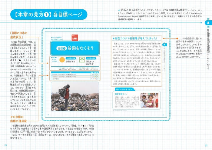 第2部 17の目標の日本の達成状況をくわしく知ろう 見方