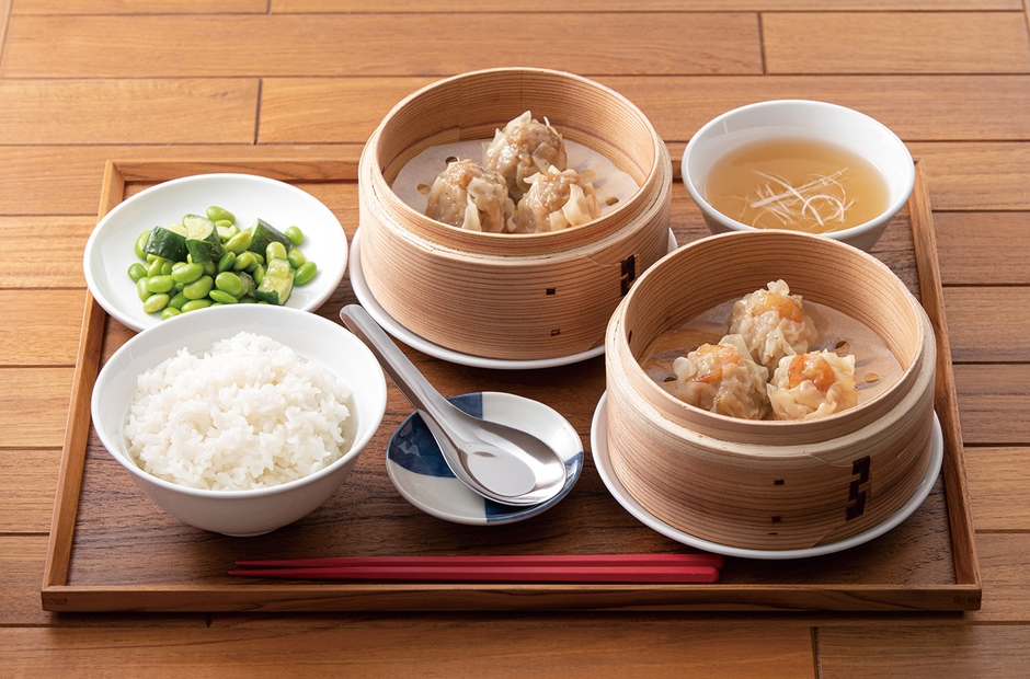 <2種シューマイ定食(平日ランチ)>800円(税込880円)