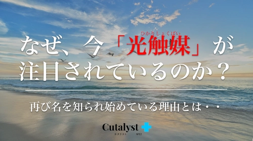 なぜ、今「光触媒」が注目されているのか？ 再び名を知られ始めている理由とは・・