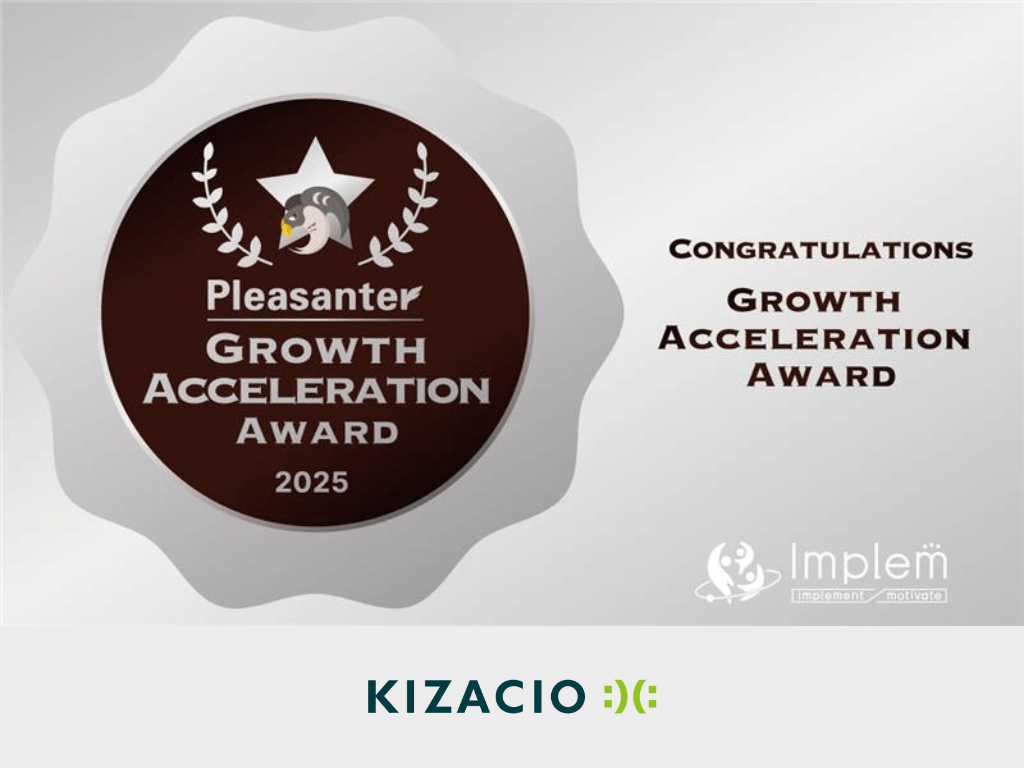 株式会社キザシオ、「Pleasanter」認定パートナーアワード2025においてインプリム社より「Growth Acceleration Award」を受賞