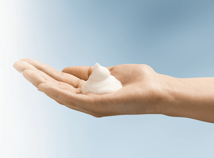 肌にやさしい、やわらかな泡タイプ!