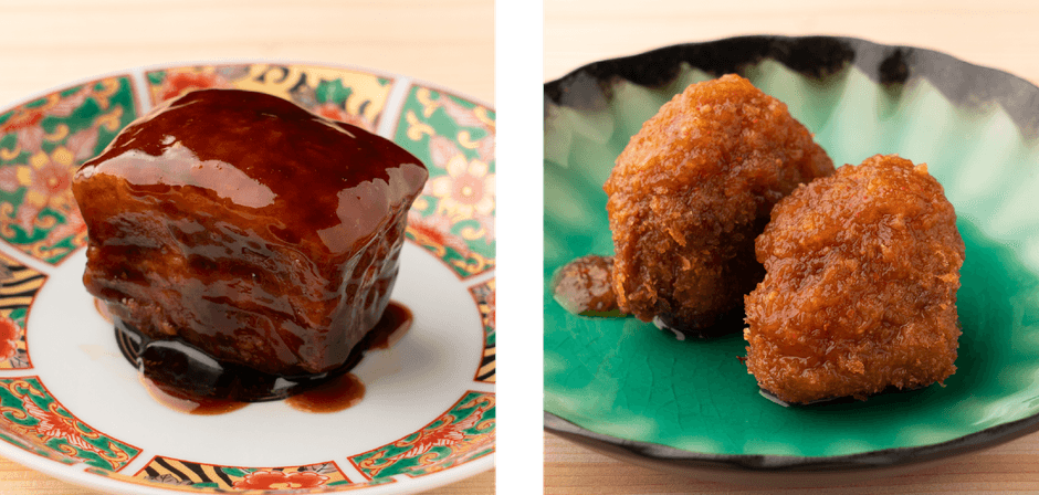 とろとろ黒酢すぶた＆ソーキフライ