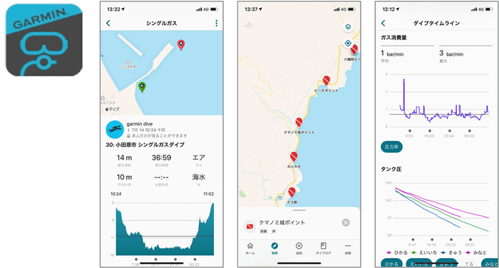 Garmin Dive APP