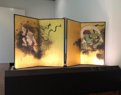 かんじる <高精細複製品>_風神雷神図屏風_尾形光琳