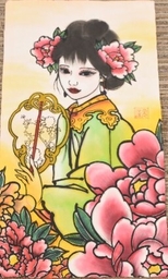 見送り絵 ※茂森新町ねぷた同好会(約)縦67センチ×横35センチ