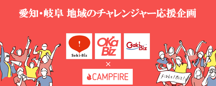 TOP：オカビズ等3ビズとCAMPFIREの連携トップイメージ