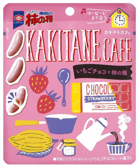 35g 亀田の柿の種 いちごチョコ