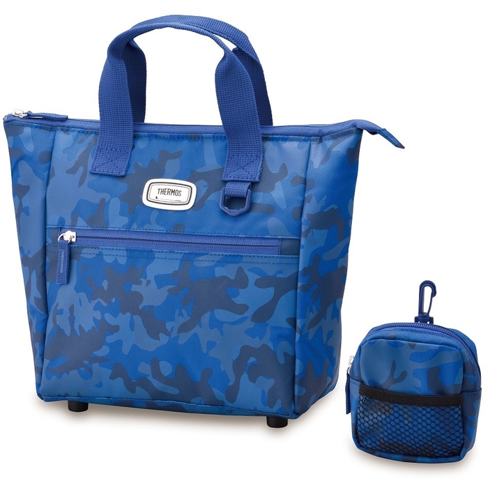 サーモス保冷ラウンドトートバッグ(REN-001)NV-C:ネイビーカモフラージュ