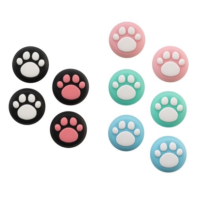 Switch2 Joy-Con2用アナログスティックカバー ねこにゃん(黒)/ねこにゃん プラス(パステル)