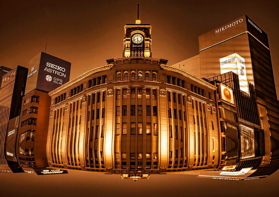 「JAPAN SHOT 307」2024-02-18 17:40:43 東京・銀座 594mm×420 A2 シルバープリント