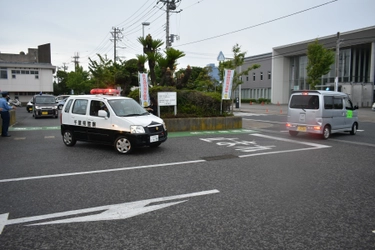 千葉科学大学の地域防犯サークル「スターラビッツ」　銚子市内で実施の夏期防犯・交通安全パトロールに参加