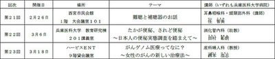 「阪神沿線健康講座」